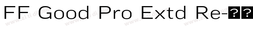 FF Good Pro Extd Re字体转换